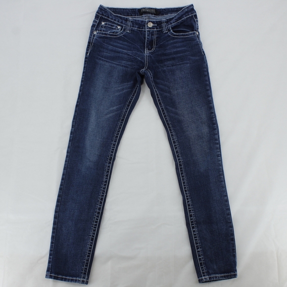 Rue21 Denim - Premiere by Rue21 Skinny Jeans - Dark Blue - Size 5/6R